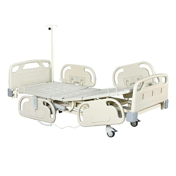 3 Hareketli Elektrikli Hasta Karyolası ABS Korkuluklu G-302