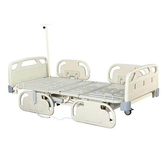 3 Hareketli Elektrikli Hasta Karyolası ABS Korkuluklu G-302