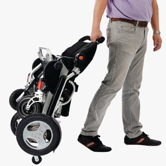 Poylin P209 Küçük Katlanabilir Ultra Hafif Lityum Akülü Tekerlekli Sandalye