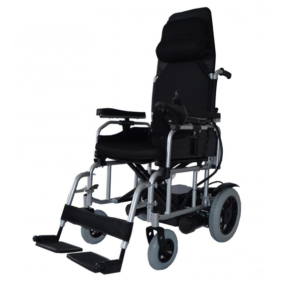 Poylin P200 Katlanabilir Sırtı Yatar Akülü Tekerlekli Sandalye