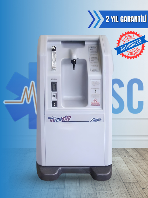 Caire Newlife Intensity 10 Ev Tipi Oksijen Konsantratör Cihazı- 10 litre akım üretebilen Oksijen Makinesi