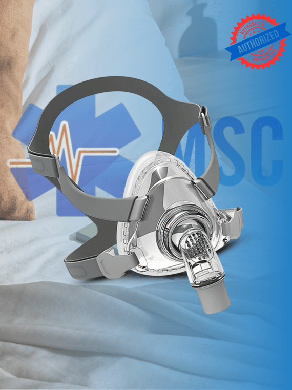 Bmc F5A Tam Yüz Full Face Silikonlu Maske