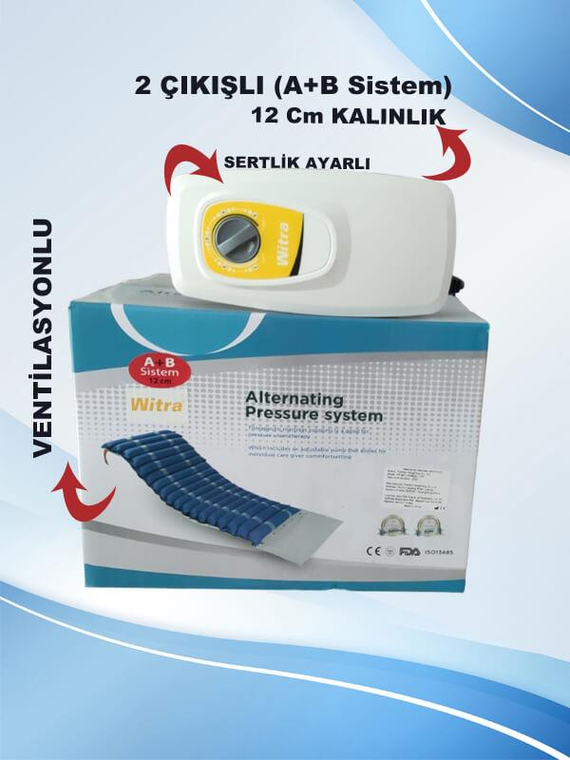 Boru Tipi Havalı Yatak A+B Sistem 12 Cm