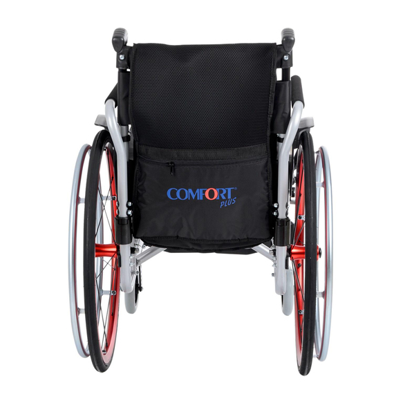 COMFORT PLUS HAFİF MANUEL TEKERLEKLİ SANDALYE YARI AKTİF DM-315-38CM 