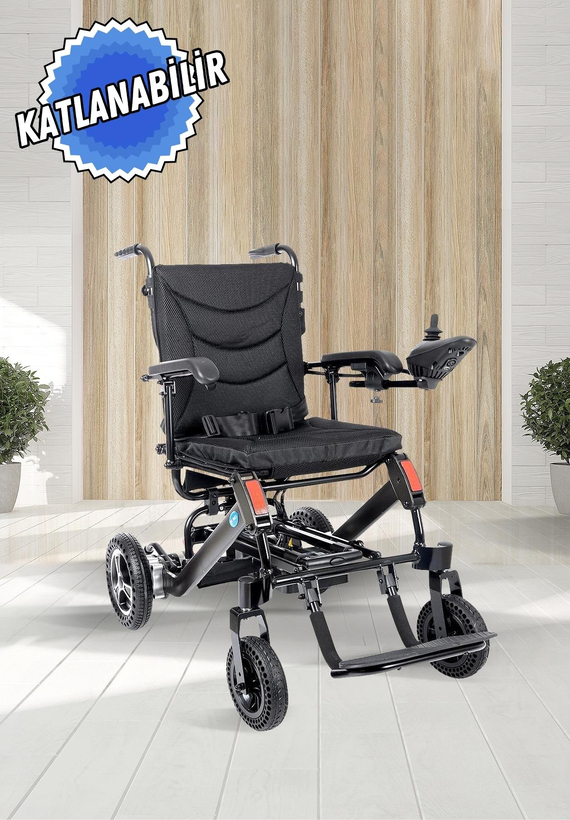 CREATİVE DY01106 AKÜLÜ LİTYUM PİLLİ TEKERLEKLİ SANDALYE PORTATİF