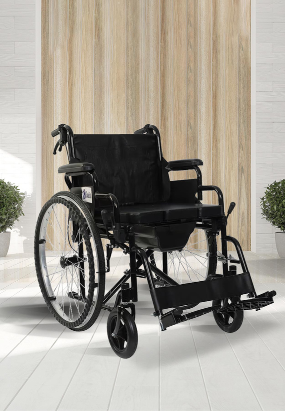 Golfi G120 Standart Manuel Tuvaletli Tekerlekli Sandalye