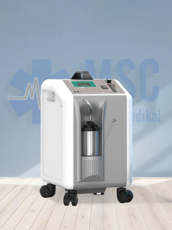 جهاز تركيز الأكسجين Mic Elmaslar بسعة 5 لترات Mıc Cp501-T (يمكنه إنتاج الأكسجين لمدة 24 ساعة)