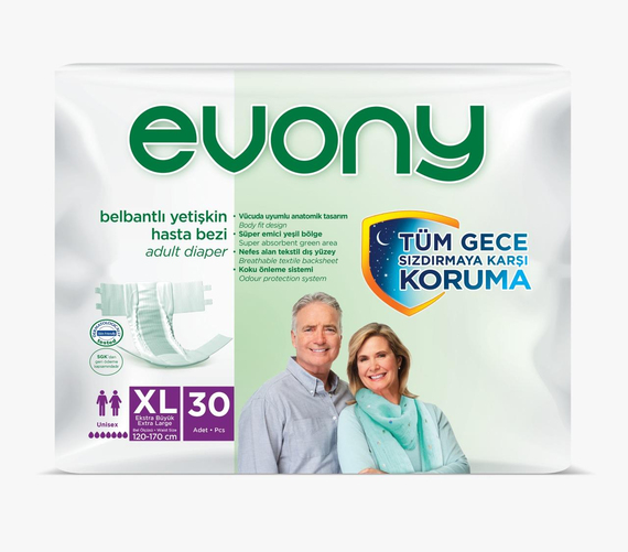 Evony Bel Bantlı Hasta Bezi 30'LU