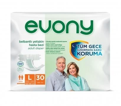 Evony Bel Bantlı Hasta Bezi 30'LU