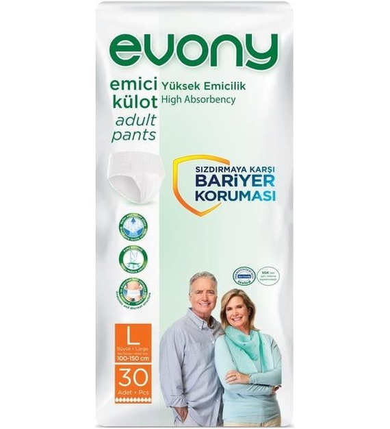 Evony Külotlu Hasta Bezi 30'LU