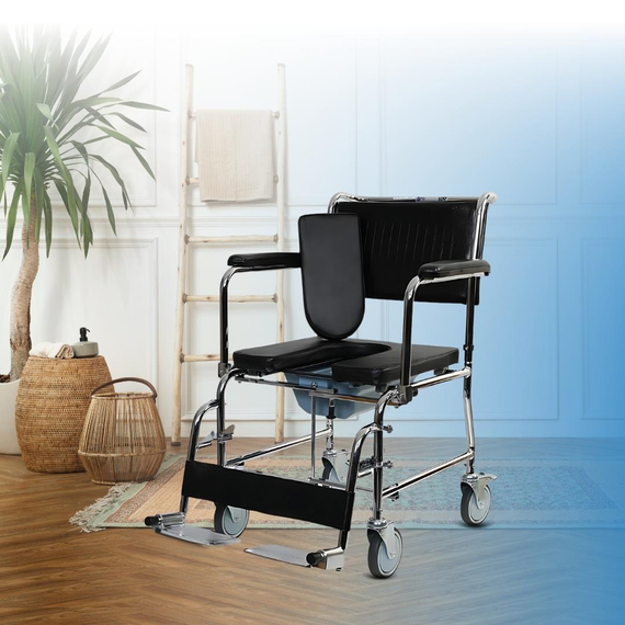 Golfi G125A Katlanır Klozetli Banyo Sandalyesi