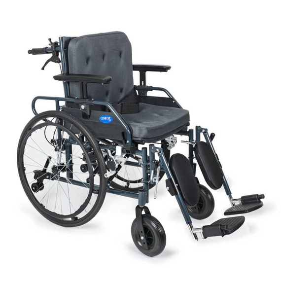 KY954LGC-46ALÜMİNYUM SIRTI YATAR TEKERLEKLİ SANDALYE