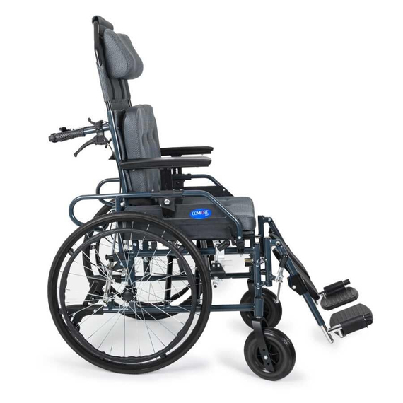 KY954LGC-46ALÜMİNYUM SIRTI YATAR TEKERLEKLİ SANDALYE