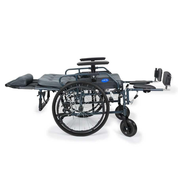 KY954LGC-46ALÜMİNYUM SIRTI YATAR TEKERLEKLİ SANDALYE