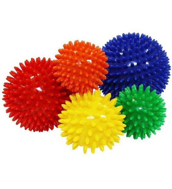 MAXİ EL EGZERSİZ MASAJ VE DUYU TOPU, YEŞİL RENK  7 CM