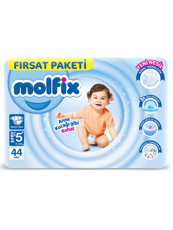 MOLFİX Bebek Bezi 5 Beden Junior Plus Fırsat Paketi