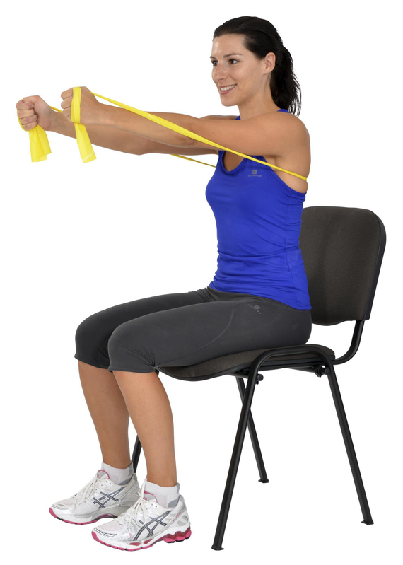 MVS PİLATES & YOGA 
EGZERSİZ BANDI , THERABAND SARI RENK(EN HAFİF) 1.5 MT