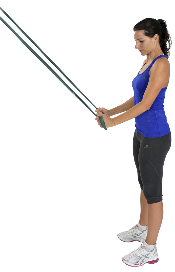 MVS PİLATES & YOGA 
EGZERSİZ BANDI , THERABAND YEŞİL RENK(ORTA) 1.5 MT