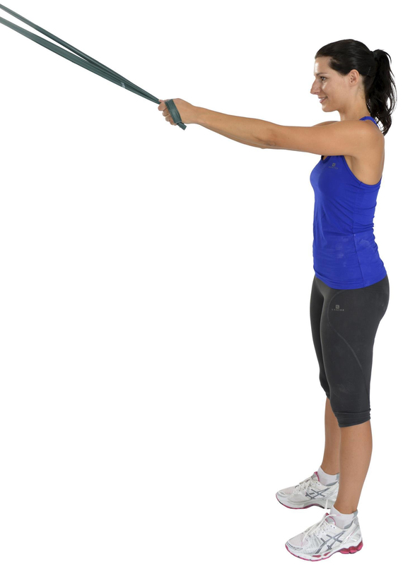 MVS PİLATES & YOGA 
EGZERSİZ BANDI , THERABAND YEŞİL RENK(ORTA) 1.5 MT