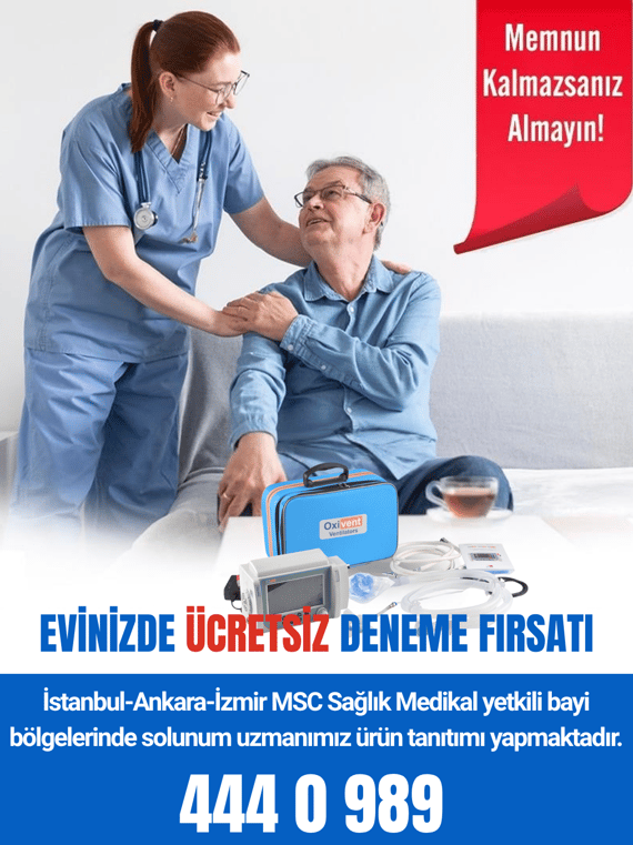 Oxivent – OxiHome Ev Tipi Ventilatör Cihazı