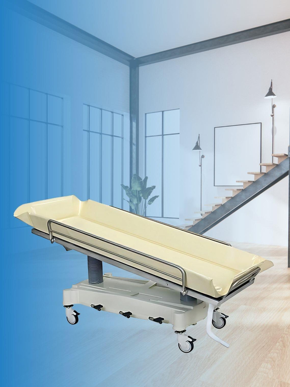 Paslanmaz Hasta Yıkama Sedyesi G-804