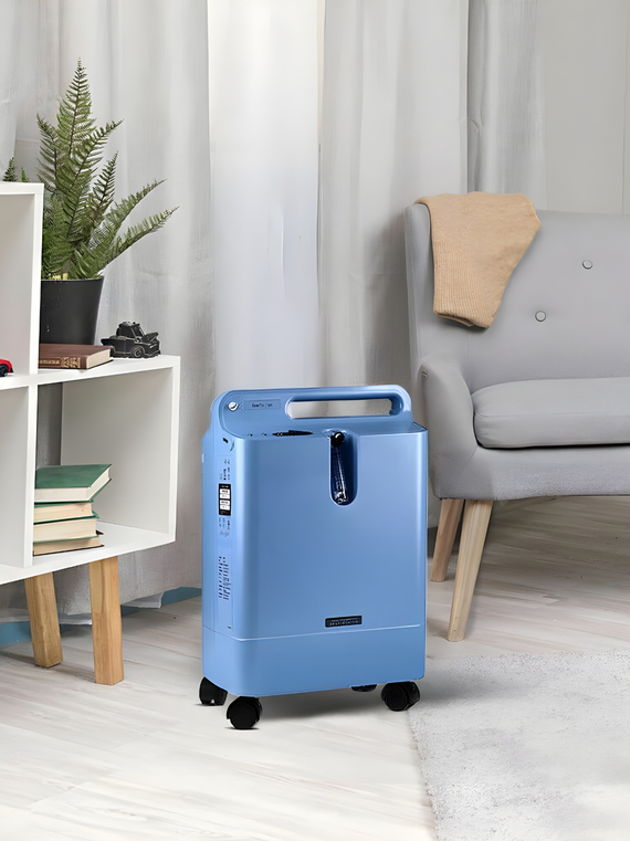 جهاز تركيز الأكسجين Philips Everflo بسعة 5 لترات (يمكنه إنتاج الأكسجين لمدة 24 ساعة)