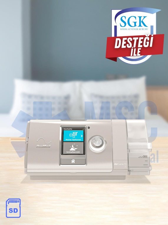 Resmed AirCurve CS PaceWave ASV Adaptif Servo Ventilatör Solunum Cihazı
