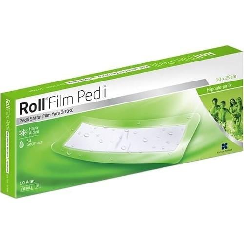 Roll Film Pedli 10X25 cm Steril Pedli Film Yara Örtüsü 1 Adet Su Geçirmez
