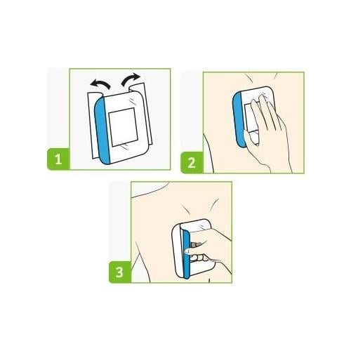 Roll Film Pedli 10X25 cm Steril Pedli Film Yara Örtüsü 1 Adet Su Geçirmez