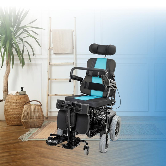 Scuba S301 Ayağa Kaldıran Akülü Tekerlekli Sandalye