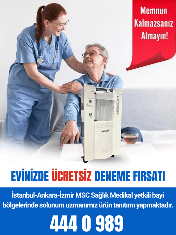 Yuwell Oksijen Konsantratörü 5 Litre