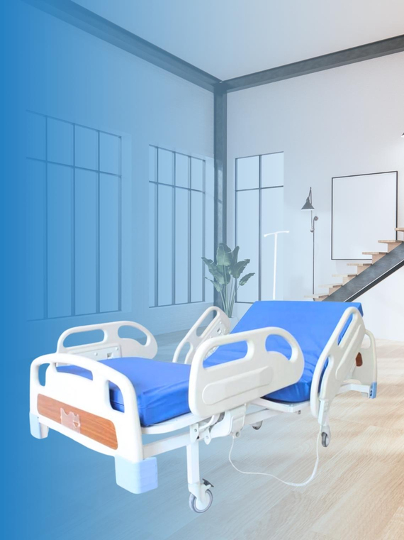 Full Abs Bed in Hospital with 2 Motors