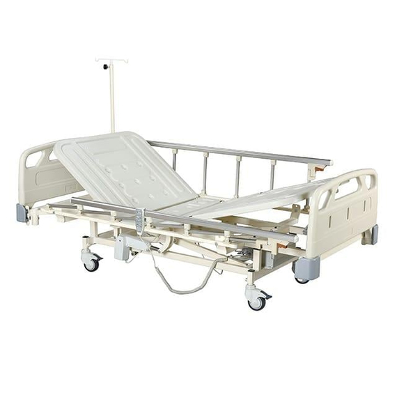 3 Hareketli Elektrikli Hasta Karyolası Alüminyum Korkuluklu G-301