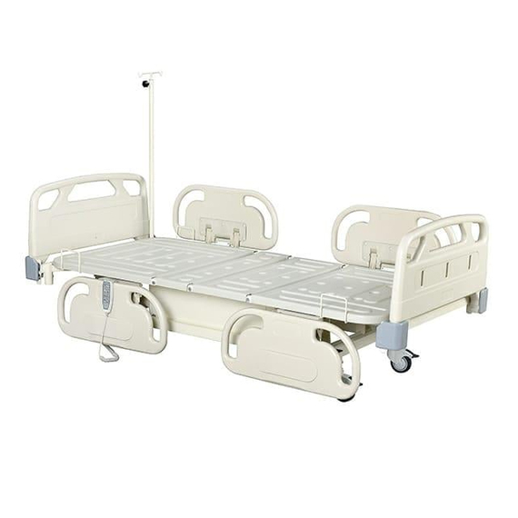 3 Hareketli Elektrikli Hasta Karyolası ABS Korkuluklu G-302