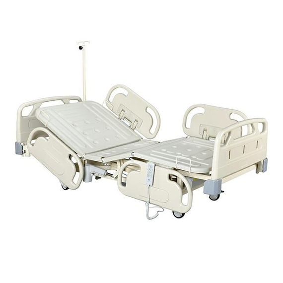 3 Hareketli Elektrikli Hasta Karyolası ABS Korkuluklu G-302