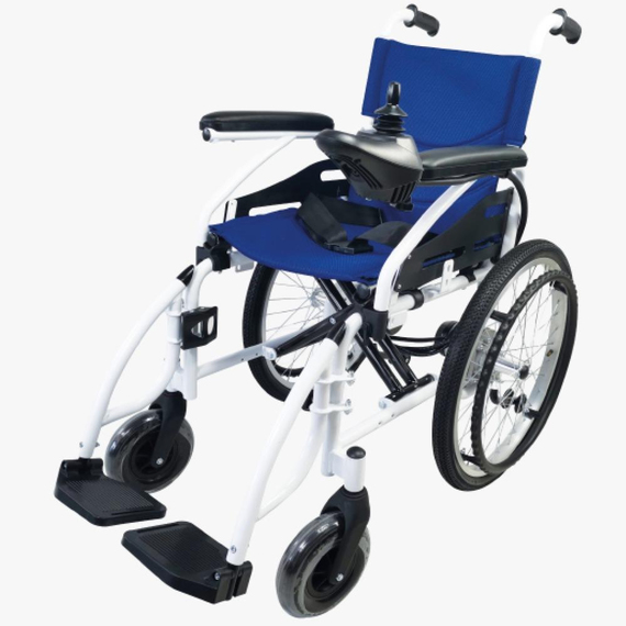 Poylin P200C Katlanabilir Çocuk Akülü Tekerlekli Sandalye Mavi