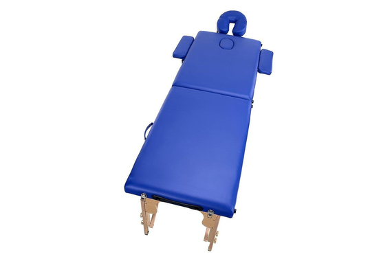 MAXİ Katlanabilir Ahşap Masaj Masası,
Çanta Tipi Masaj ve Tedavi Yatağı Mavi
