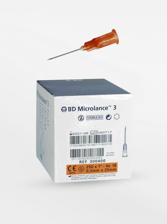 BD Microlance Needle Turuncu 25G x 25mm