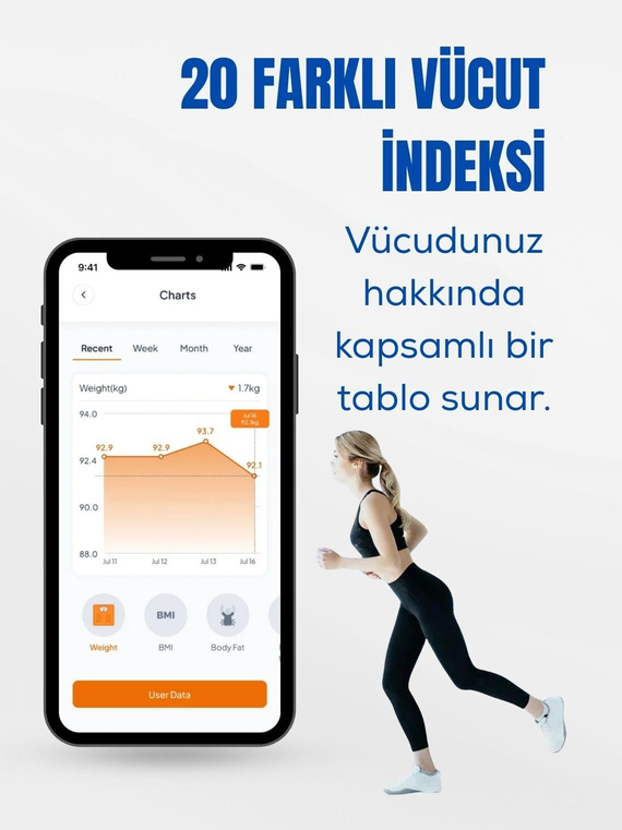 Beebird Scaleist BS-02 Akıllı Vücut Tartısı