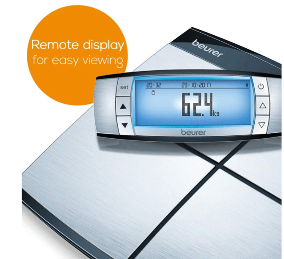 Beurer BF 105 Gümüş Dijital Yağ Ölçer Baskül
