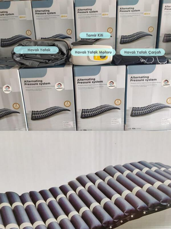 Boru Tipi Havalı Yatak A+B Sistem 12 Cm