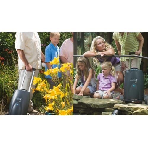 Caire Eclipse 5 Taşınabilir Oksijen Cihazı - Sürekli Akım ve Tetiklemeli Akım ile Çalışan Oksijen Konsantratör