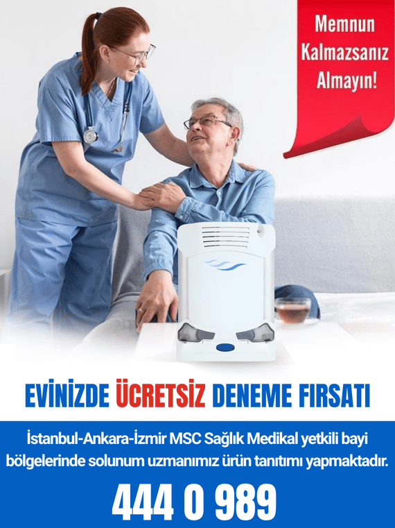 Caire Freestyle Comfort Taşınabilir Oksijen Konsantratör Tetikleme Modlu Oksijen Cihazı - 16 Cell Büyük Batarya