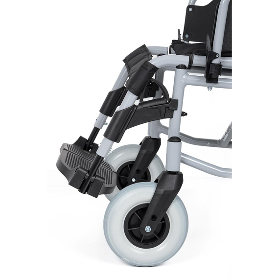 DM-337 MİNİ 50CM ALÜMİNYUM ÖZELLİKLİ TRANSFER TEKERLEKLİ SANDALYE