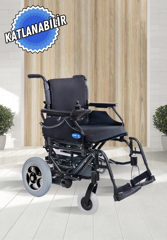 COMFORT PLUS ESCAPE LX SİYAH RENK AKÜLÜ TEKERLEKLİ SANDALYE