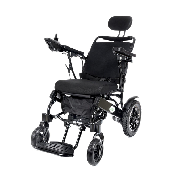 CREATİVE CR-6012 LUX LİTYUM PİLLİ AKÜLÜ TEKERLEKLİ SANDALYE BAŞ DESTEKLİ+SIRT YATAR