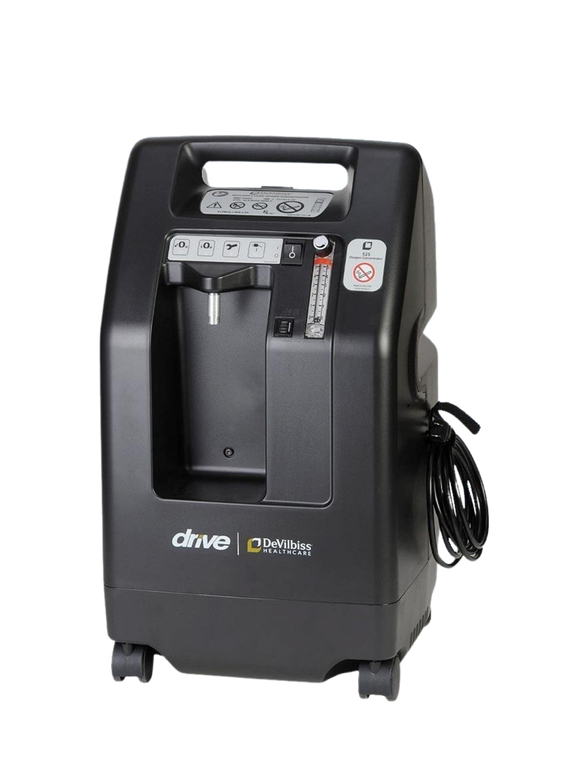 جهاز تركيز الأكسجين Devilbiss منزلي بسعة 5 لترات - 525Ks (يمكنه إنتاج الأكسجين لمدة 24 ساعة)