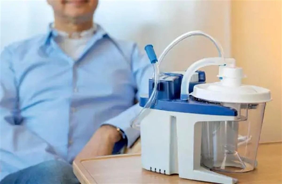 DeVilbiss VacuAide Bataryalı Taşınabilir Aspiratör Cihazı