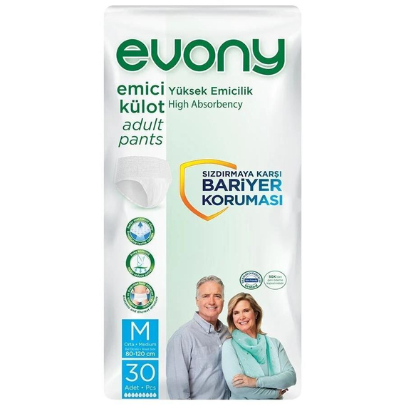 Evony Külotlu Hasta Bezi 30'LU