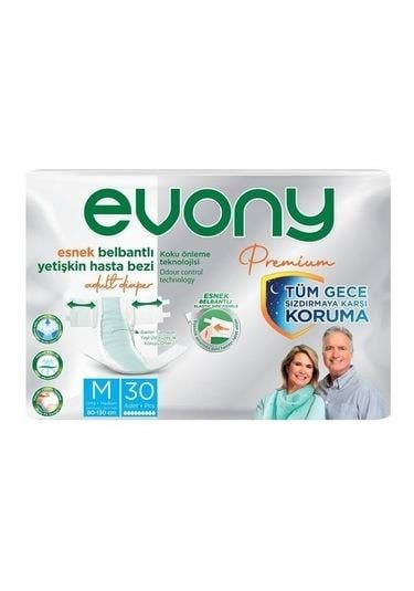 Evony Premium Gece Bel Bantlı Hasta Bezi 30'LU